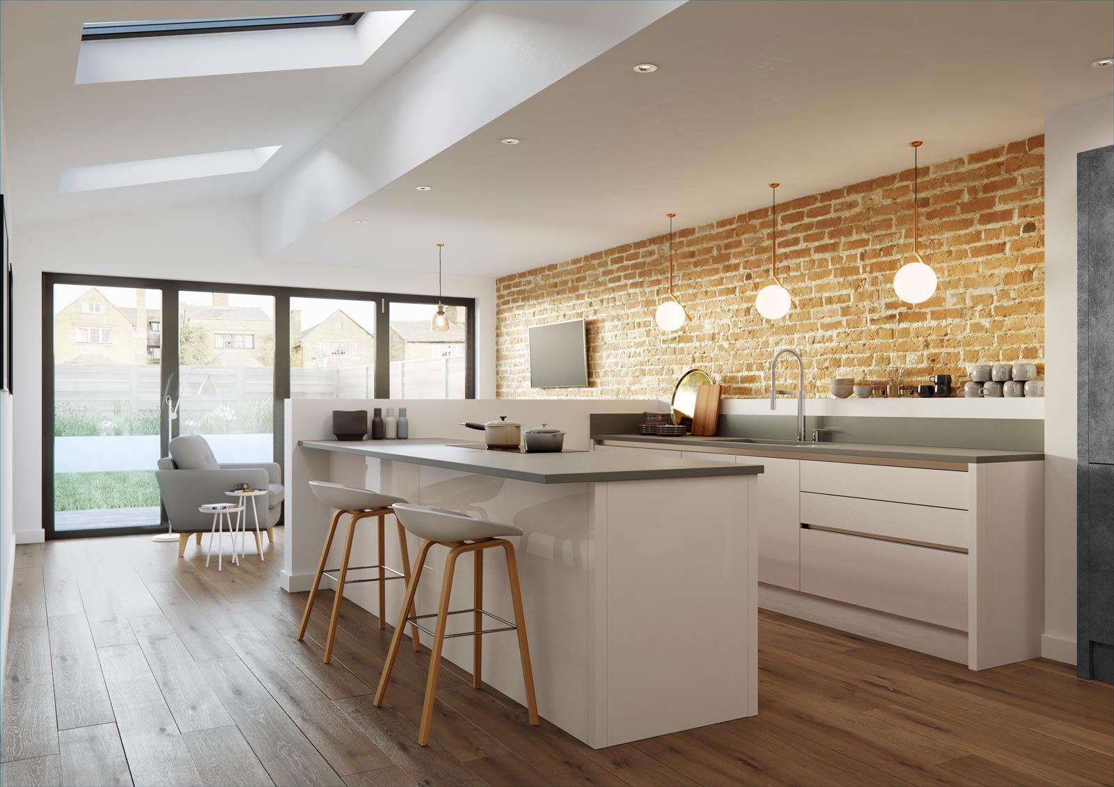 Classic white kitchen