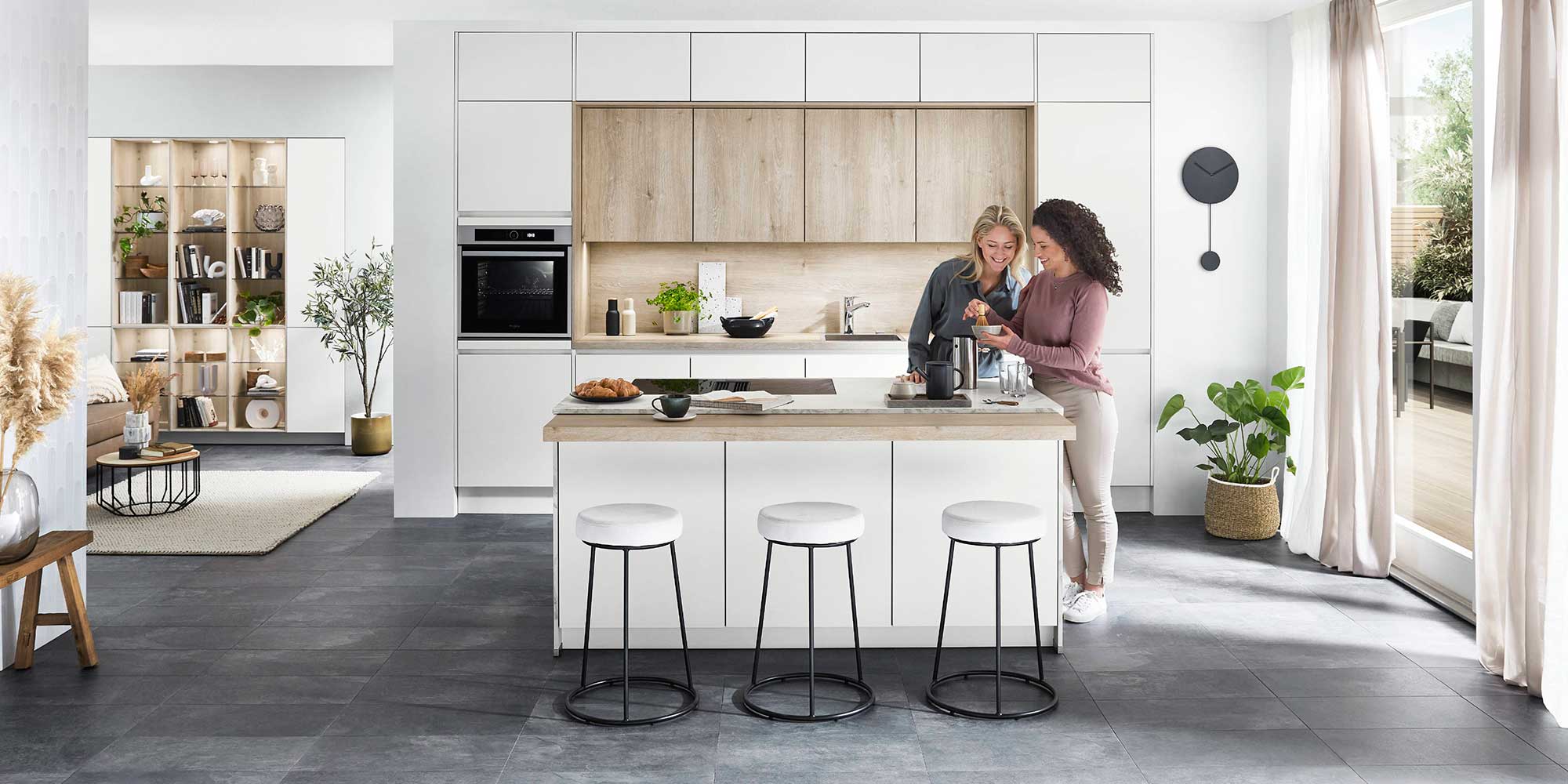 Senso modern slab door kitchen