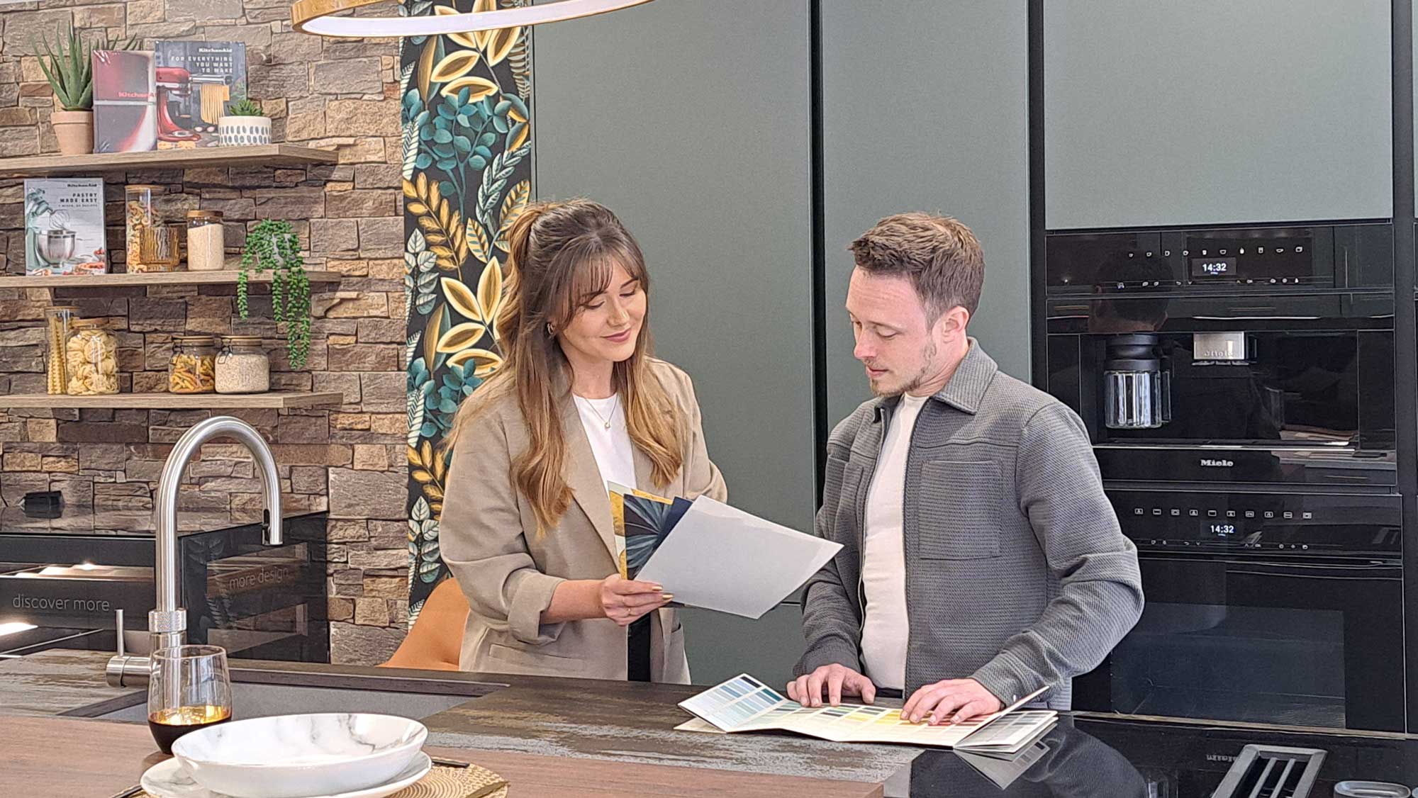 Kitchen designers Mizzie Gunns and Phil Canessa